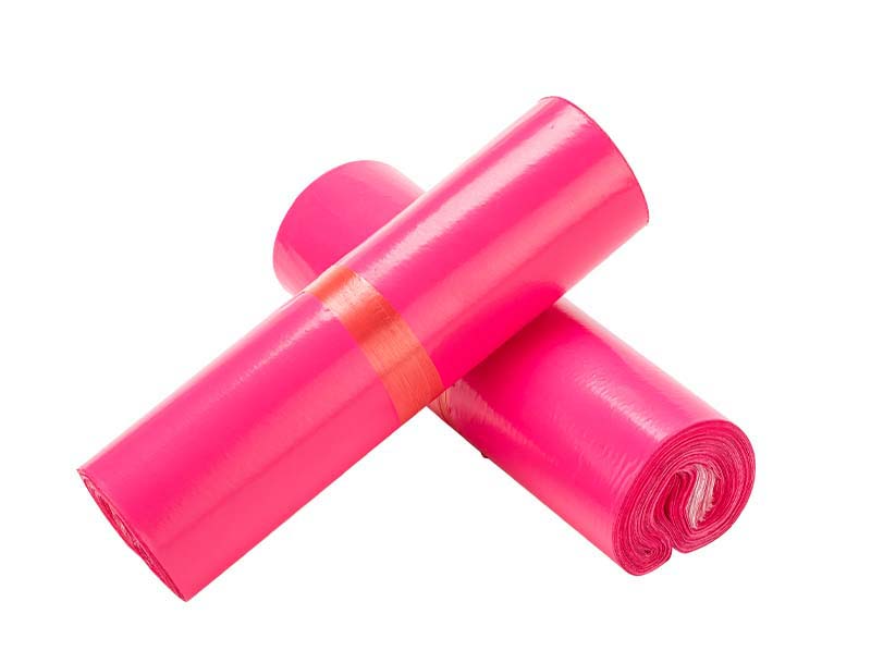 玉树玫红色快递袋-02